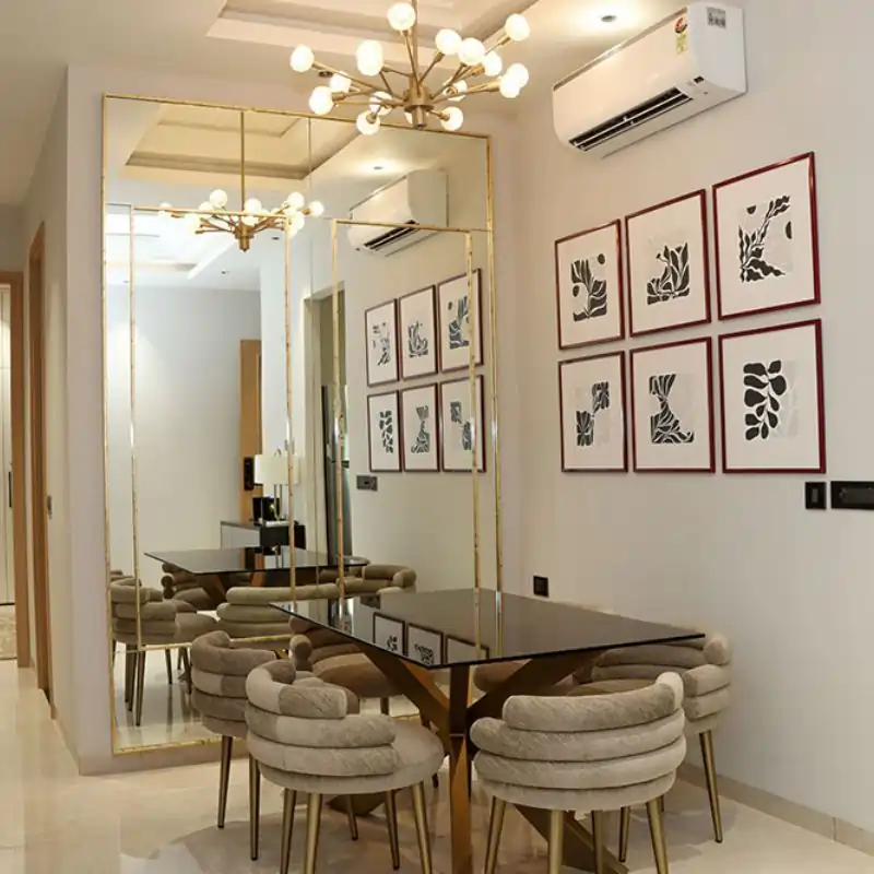 Wave Eden modern dining room with natural light and premium finishes